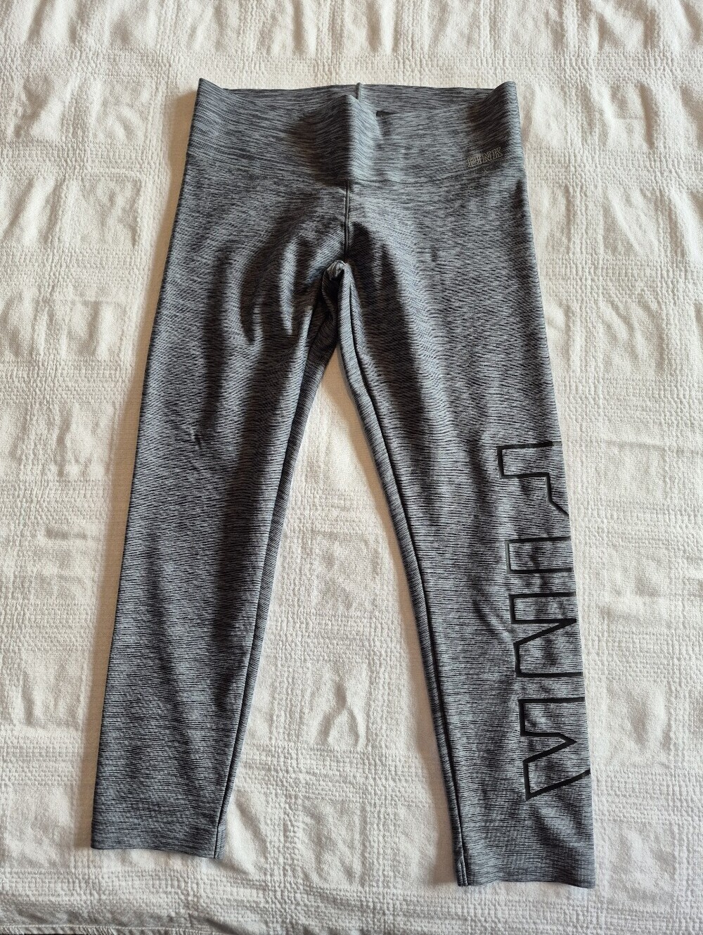 Pink Victoria's Secret Ultimate XS gray cropped leggings VGUC